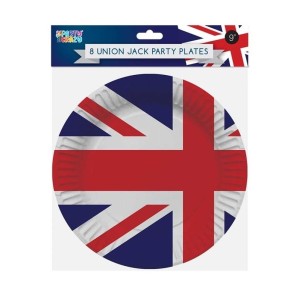 Union Jack Paper Plates (8 Pack)