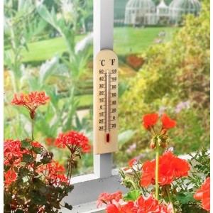 Supagarden Wooden Thermometer