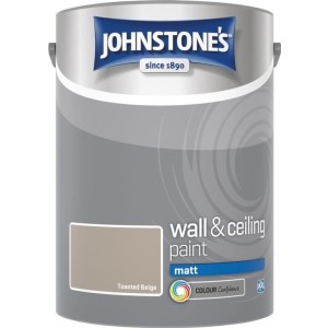 Johnstones Vinyl Emulsion Paint 5L Toasted Beige Matt