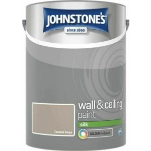 Johnstones Vinyl Emulsion Paint 5L Toasted Beige (Silk)
