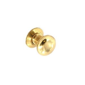 Securit S2614 35mm Victorian Cupboard Knobs Brass (2 Pack) 