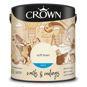 Crown Matt Soft Linen Emulsion 2.5ltr