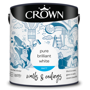 Crown Premium White Matt Emulsion 2.5ltr 