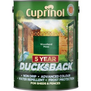Cuprinol 5 Year Ducksback 5L Woodland Moss