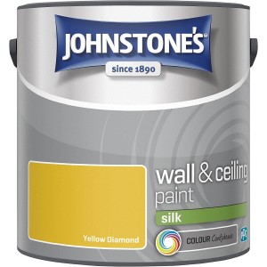 Johnstones Emulsion Paint 2.5ml Yellow Diamond silk