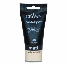 Crown Testerpot Matt Antique Cream Emulsion 40ml