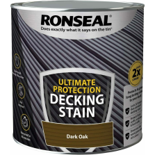 Ronseal Ultimate Protection Decking Stain Dark Oak 2.5Ltr