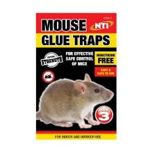 NTI Mouse Glue Traps (Pack of 3)