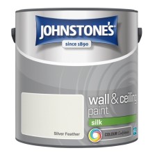 Johnstones Emulsion Paint 2.5L Silver Feather Silk