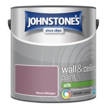 Johnstones Emulsion Paint 2.5L Mauve Whisper Silk