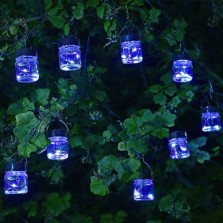 Firefly Opal Jar Solar String Lights