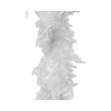 Christmas Feather Boa White 150cm 