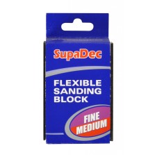Supadec Fine/Medium Flexible Sanding Block 