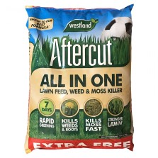 Aftercut All In One Lawn Feed, Weed & Moss Killer 