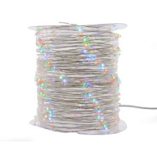 Christmas Micro LED Outdoor Twinkle Lights Multi Coloured 12m