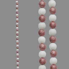 Christmas Pink Candy Cane Garland 1.8m