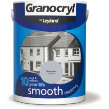 Granocryl Smooth Masonry Paint 5L Grey Skies 