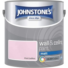 Johnstones Emulsion Paint 2.5L Pink Cadillac Matt