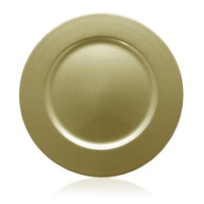Christmas Charger Plate Gold 33cm