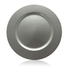Christmas Charger Plate Silver 33cm