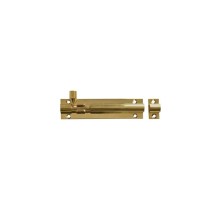 Securit S1524 Brass Door Bolt 3” Wide 75mm