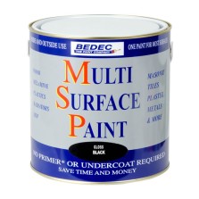 Bedec Multi Surface Paint 2.5l Black Gloss