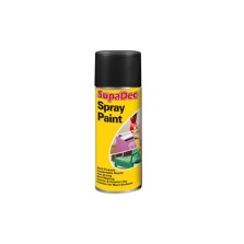 Supadec Spray Paint 400ml Black Matt
