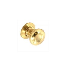 Securit S2613 30mm Victorian Brass Cupboard Knobs (2 Pack)
