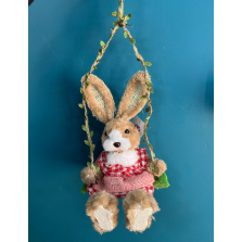 Bunny on a Swing