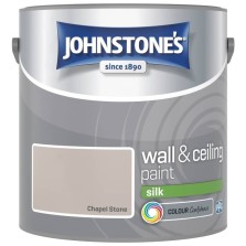 Johnstones Vinyl Emulsion Paint 2.5L Chapel Stone (Silk)