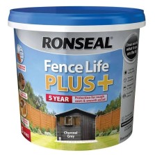 Ronseal Fence Life Plus + 5L Charcoal Grey