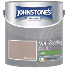 Johnstones Vinyl Emulsion Paint 2.5L Coffee Cream Silk