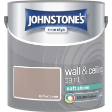 Johnstones Vinyl Emulsion Paint 2.5L Coffee Cream Soft Sheen