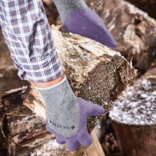 Briers Thermal Cosy Gardener Gloves Small - Purple