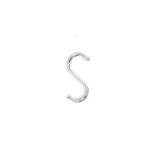 Securit S6322 S Hooks With Ball Tip Chrome Plated 80mm (4 Pack)