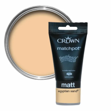 Crown Testerpot Matt Eygptian Sand Emulsion 40ml