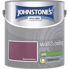 Johnstones Vinyl Emulsion Paint 2.5L Deep Amethyst Silk