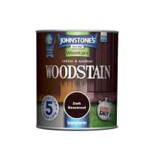 Johnstones Indoor & Outdoor Wood Stain 750ml Dark Rosewood