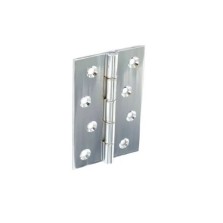 Securit S4151 Chrome Plated D.S.W Hinges 75mm (Pair)