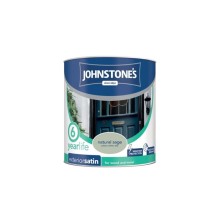 Johnstones Exterior Satin Paint 750ml Natural Sage