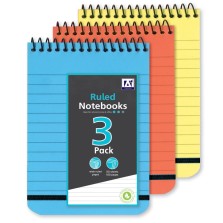 Ruled Notebooks (3 Pack)