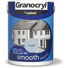 Leyland Granocryl Smooth Masonry Paint 5L Spray Blue
