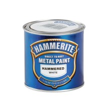 Hammerite Metal Paint 250ml Hammered White