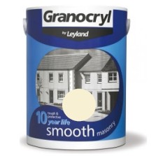 Leyland Granocryl Smooth Masonry Paint 5L Magnolia