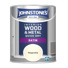 Johnstones Quick Dry Satin Paint 750ml Magnolia