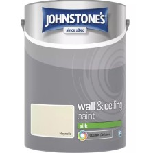 Johnstones Vinyl Emulsion Paint 5L Magnolia Silk