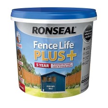 Ronseal Fence Life Plus + 5L Midnight Blue 