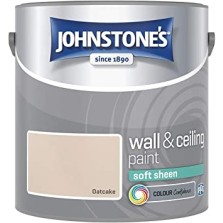 Johnstones Vinyl Emulsion Paint 2.5L Oatcake (Soft Sheen)