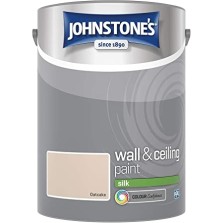 Johnstones Vinyl Emulsion Paint 5L Oatcake Silk