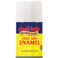 PlastiKote Spray Paint 100ml White Gloss